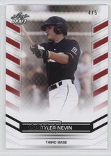 2015 Leaf Draft Exclusive Red 4/5 Tyler Nevin #45 q3g