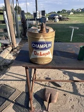 Champlin Deluxe Vintage 5 Gallon Oil Bucket