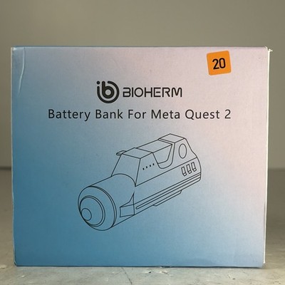 Bioherm Meta Quest 2 5000mAh Battery Pack x2 New Open Box