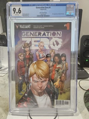 Generation Zero #1 1:40  Valiant  Variant CGC 9.6 Clayton Henry