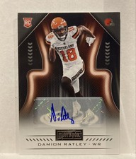 2018 Panini Playbook - Rookies Damion Ratley #118 Signatures (AU, RC)
