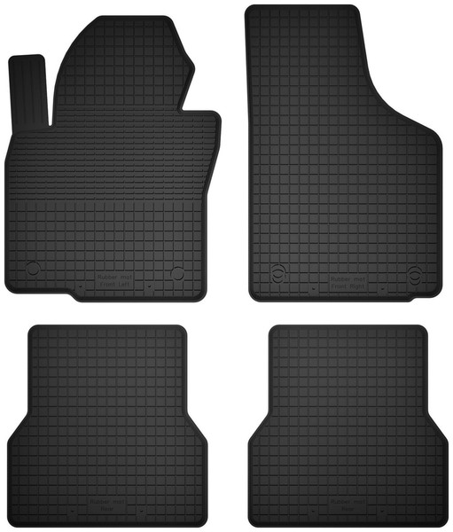 Tappetini In Gomma Neri Per Audi Q3 I 8U 2011-2018 Set Da 4 Pezzi-image