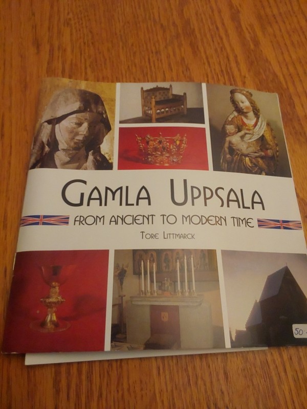 1986 Uppsala Sweden Brochure Sightseeing Tour Guide Map Brochure Booklet Tourist