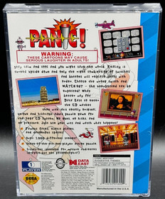 Panic Sega CD CIB Complete W/ Manual & Registration Card Authentic Data East