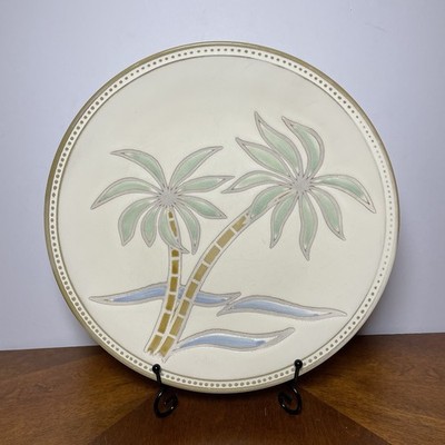 Pfaltzgraff Everyday PALM Dinner Plate 11 1/4  NO Chips or Cracks, see dscrption
