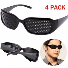 4 Unisex Small hole Glasses Eye Correction Exercise Eyesight Care Improvement