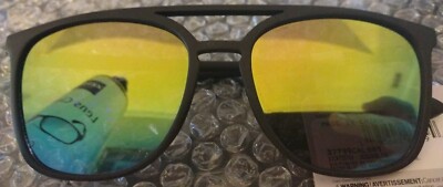 West Loop Black Mirrored Sunglasses 37799CAL009 FWG 100% UV Protection