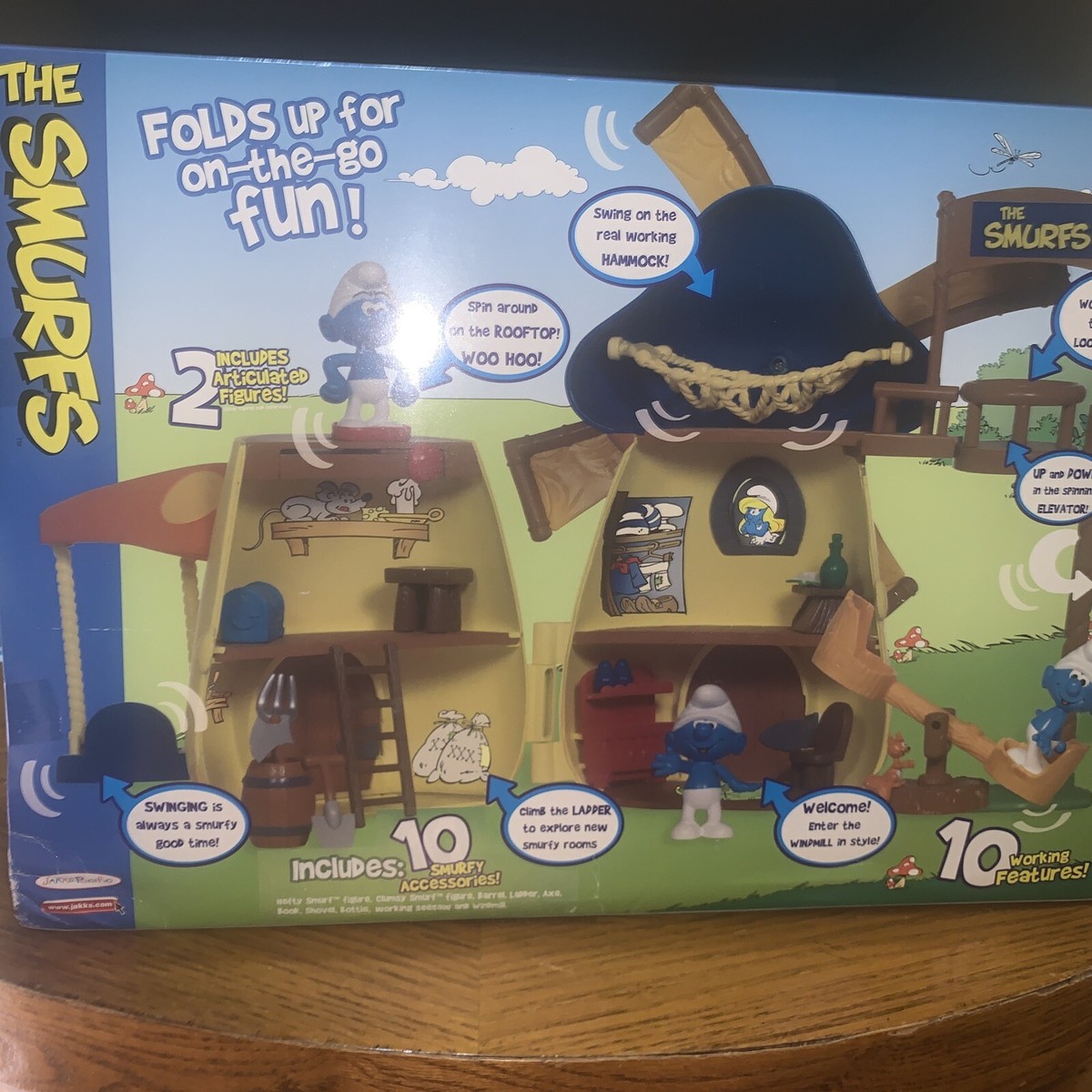WIND AND SEA × SMURFS ミッキー セット The Smurfs Windmill Playset JAKKS Pacific 10 Piece Play Set