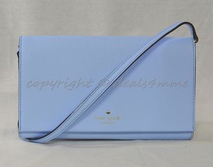 light blue cross body bolsa