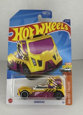 Hot Wheels HW Hot Trucks 10/10 Rennen Rig 127/250 Yellow