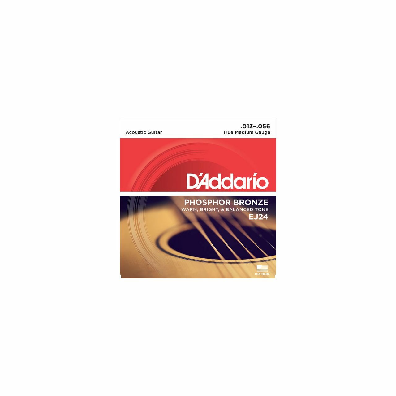 Люминофорная бронза DADDARIO EJ24 013-056 True Medium - Материал для Западной литературы