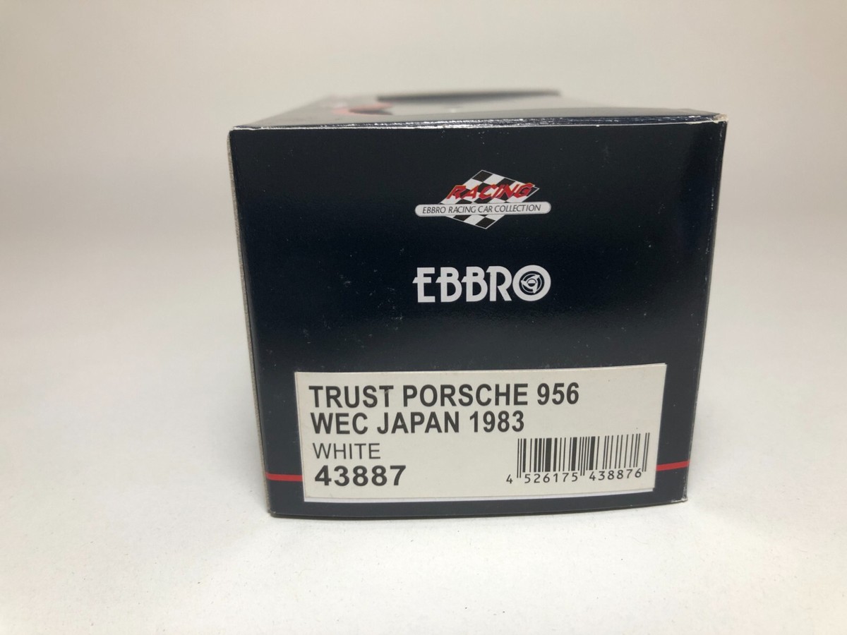 1/43 EBBRO TRUST PORSCHE 956 WEC JAPAN 1983 WHITE | eBay