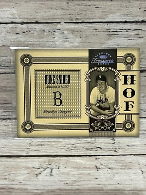 2005 Timeless Treasures HOF Silver #HOF17 Duke Snider