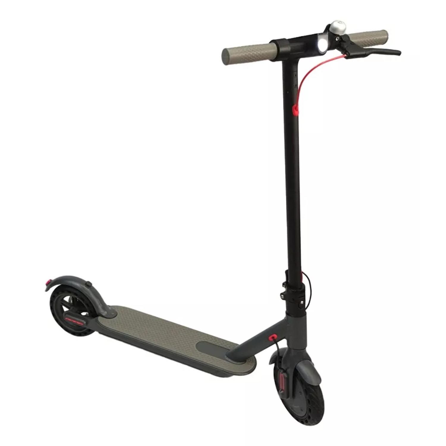 Patinete Electrico Adultos, Plegable, Motor de 350W, Bluetooth, Doble Freno, LED