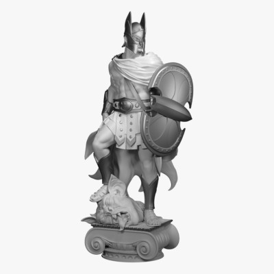 Batman: Champion of Gotham City Statue   Silver Edition