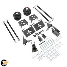 3 Axle Triangulated 4 Link Bars Air Bags Suspension Kit Brackets Air Ride Kit
