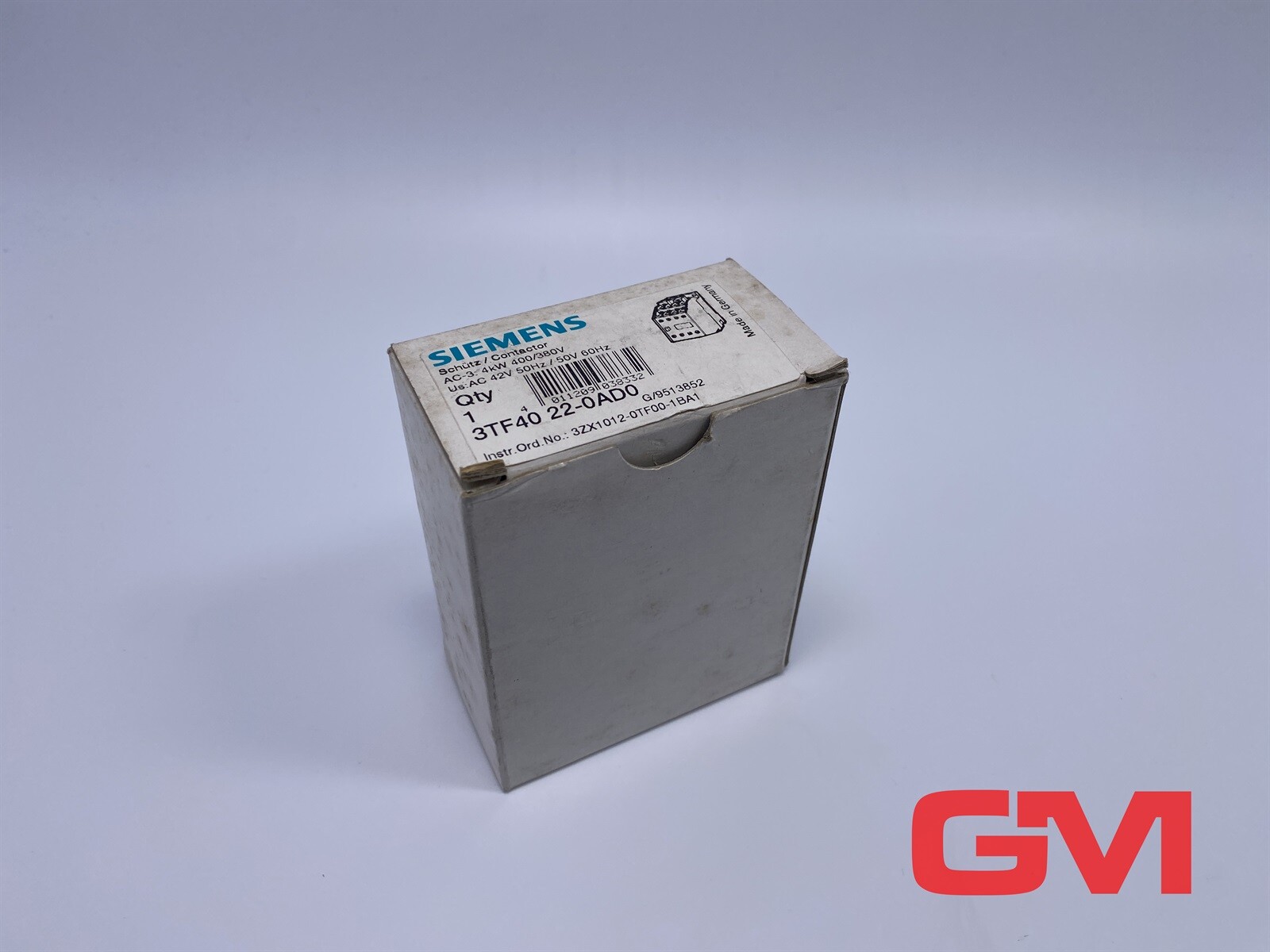Siemens Contactor Relay 3TF4022-0AD0 42V 50Hz 50V 60Hz 2NO + 2NC