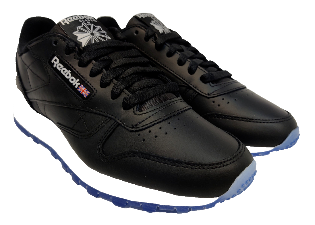 REEBOK MENS BLACK CLASSIC LEATHER SHOE 100033914 IF5047 | eBay