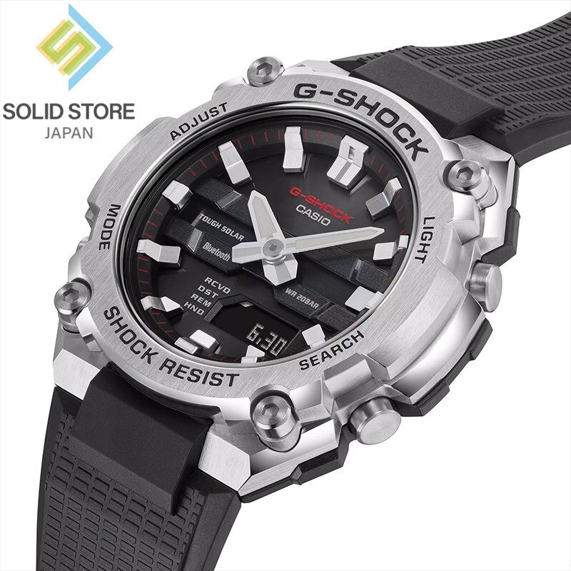 CASIO G-SHOCK GST-B600-1AJF G-STEEL Bluetooth Solar Watch Black