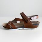 New ListingJosef Seibel Sandal Women 40 / 9-9.5 Brown Hailey Leather Beach Pool Vacation