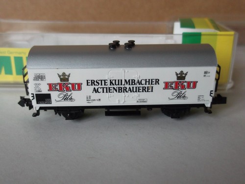 Minitrix Spur N 13228, EKU Pils, Erste Kulmbacher Actienbrauerei Waggon - originalverpackt | Condition: Used