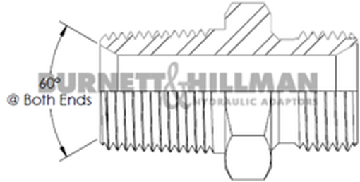 Hill Pumps 0.3cm Bsp Mâle Pour 0.6cm Femelle Adaptateur PCP Pompes