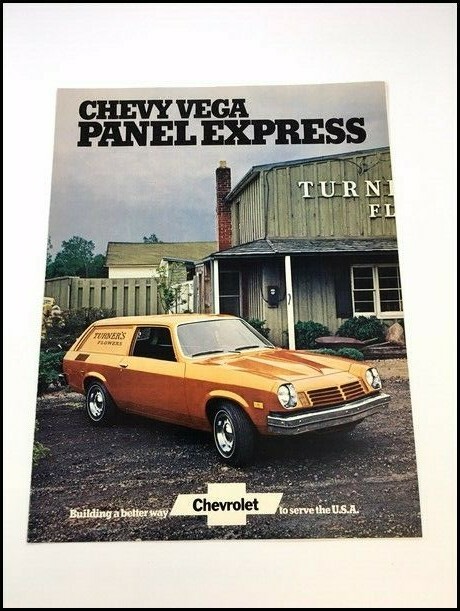 1974 Chevrolet Vega Panel Wagon Express Original Car Sales