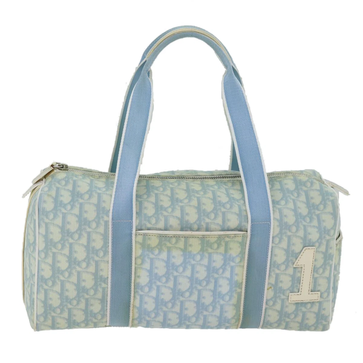 Sac à main Dior Trotter toile bleue authentique