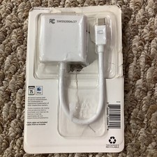 NEW Philips Mini Display Port to VGA Monitor Adapter for Windows7and up and Mac