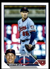 2023 Topps #595 Griffin Jax    Minnesota Twins