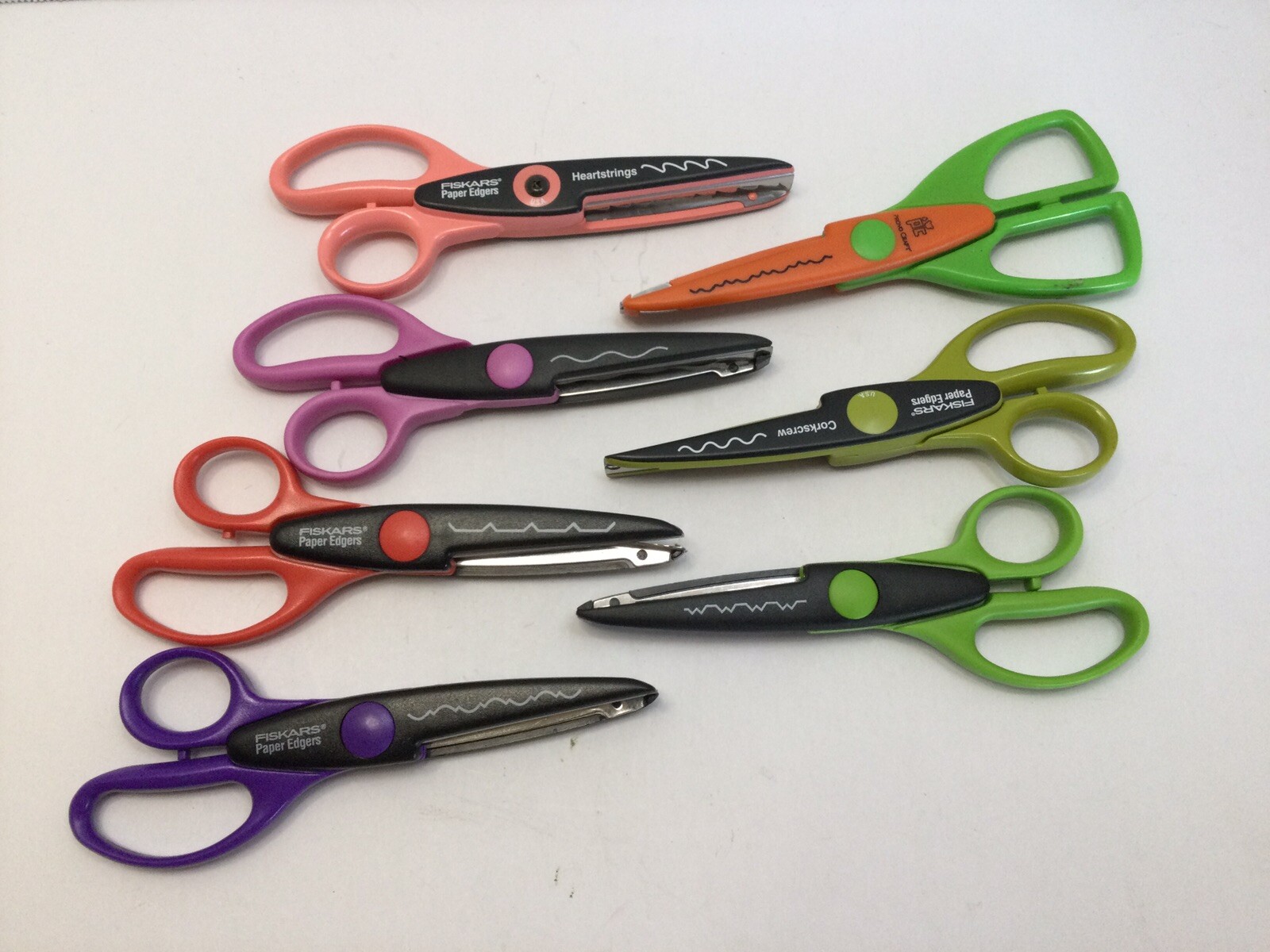 7-Piece Craft Scissors Set for Paper Cutting and Scrapbooking-image