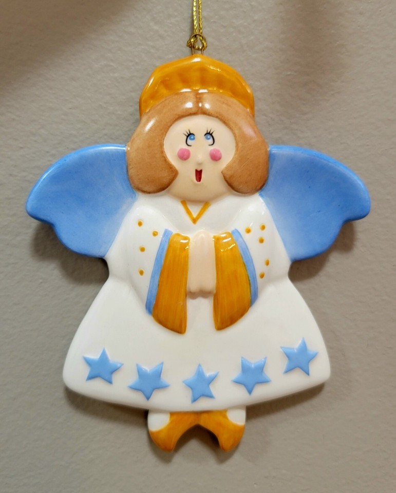Gorham Porcelain "Twinkle Toes Angel" Christmas Ornament eBay