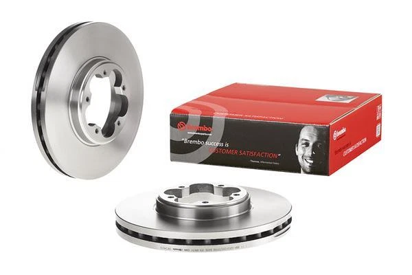 Brembo Front Brake Disc Fits Ford Transit Custom 1.0 2.0 D 2.2 dCi - Image 3 of 4