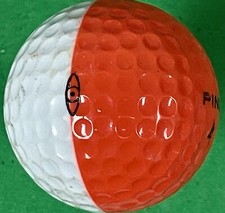 Ping Eye Karsten Golf Ball Orange White Blue Eagle Bend Nicklaus Course logo