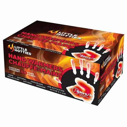 Little HOTTIES 40 Pairs 80 Hand Warmers Heat Heater Snow Ski Warmer EXP 07/2028 - Picture 3 of 7