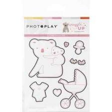 Photoplay Metal Cutting Dies "Snuggle Up Girl" Baby Koala - New