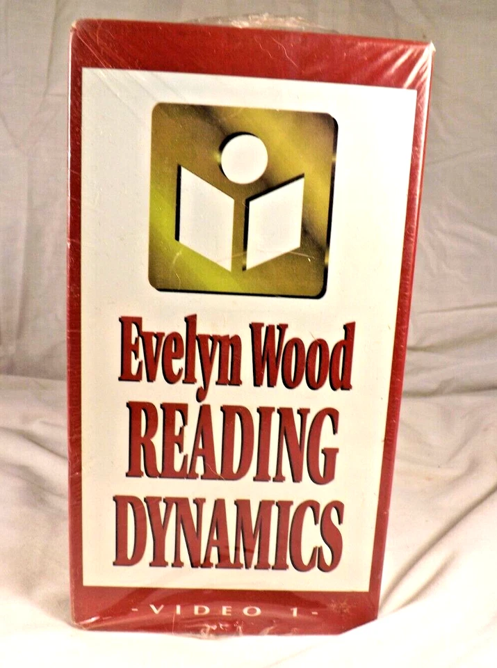 Evelyn Wood Reading Dynamics Speed Reading Program Three Volume VHS Video NEW - Image 3 of 4