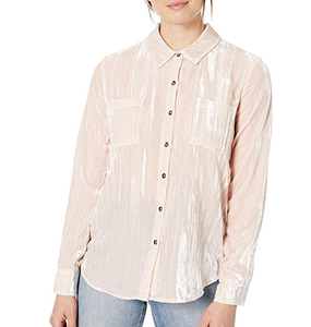 splendid moonstone velvet shirt
