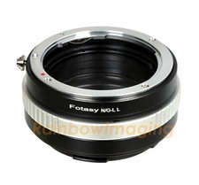 Nikon G AF-S F Lens to Leica L Adapter fits Leica TL2 TL CL SL2 SL "US seller"