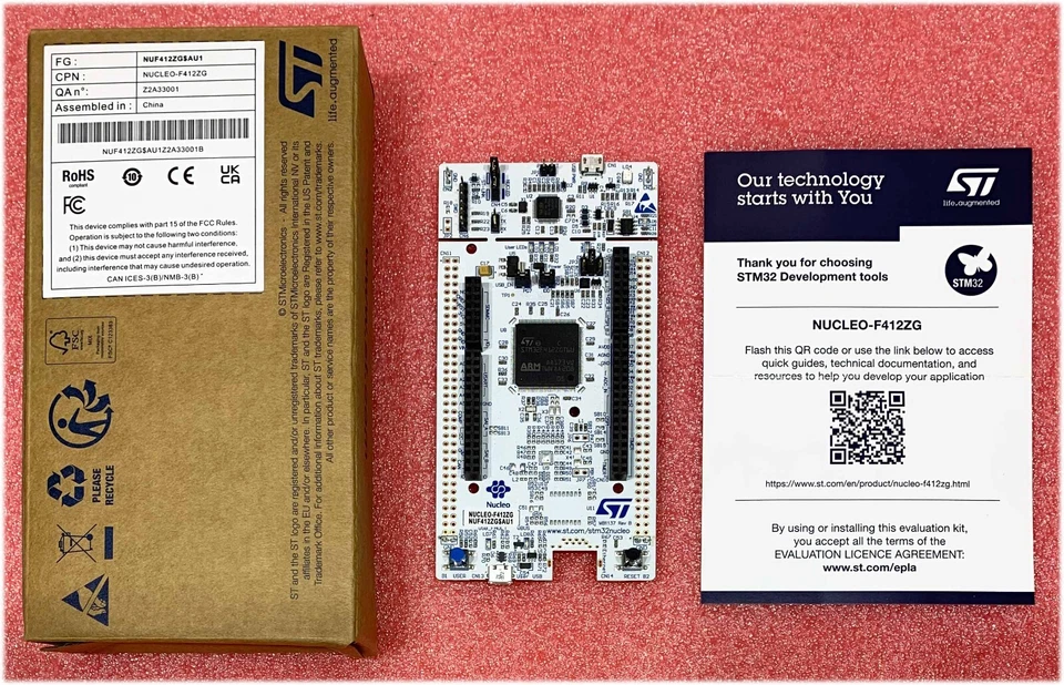 NUCLEO-F412ZG - STM32F412ZGT6 Nucleo-144 Dev Board w/ Arduino™ Uno V3 Expansion - Image 3 of 3