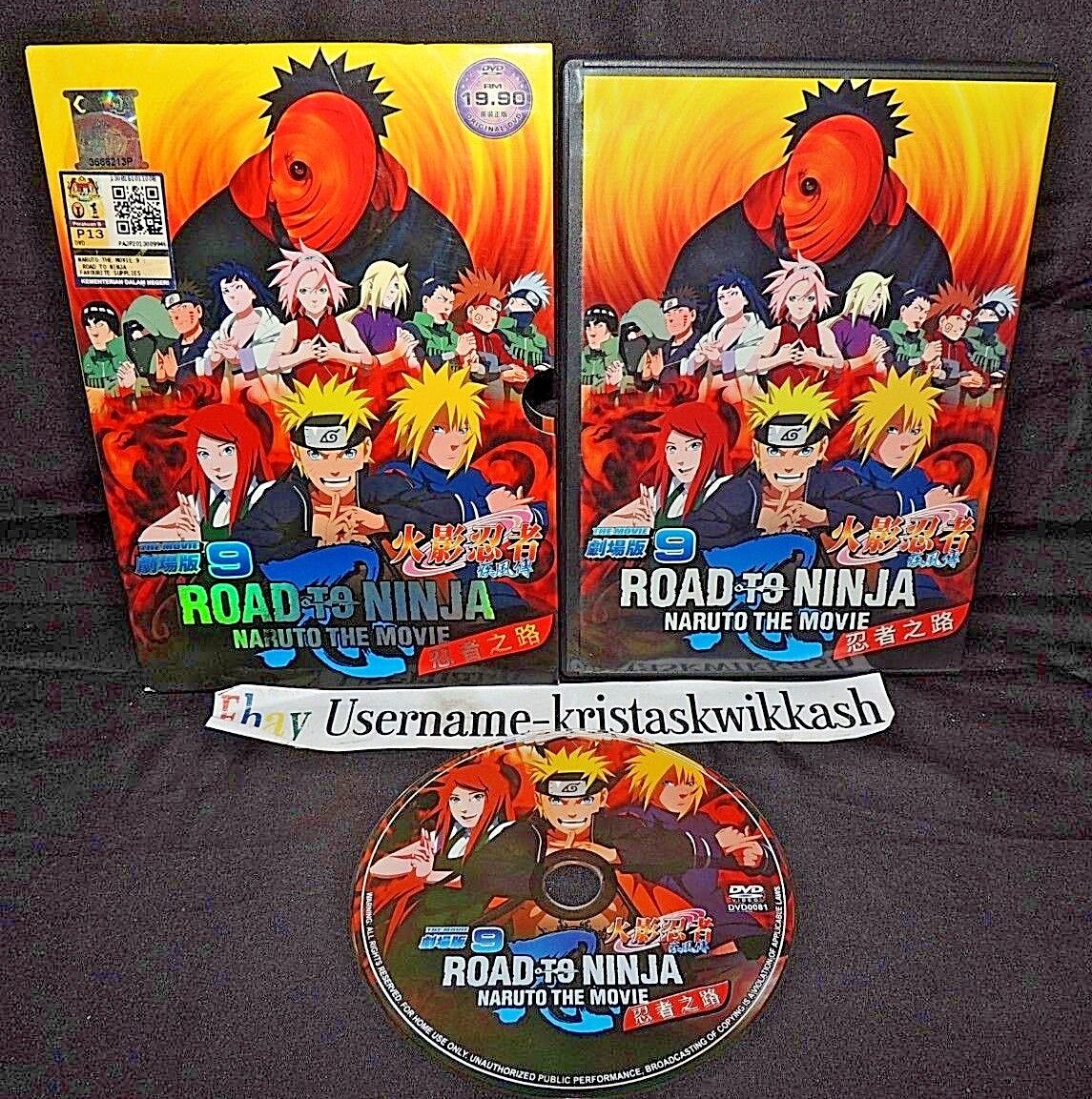 Road to Ninja: Naruto the Movie (2012) Malaysian dvd movie cover