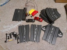 Golden Bright Toy Slot Car Racing Track Parts Curves Lap Counter Remote Cars Lot