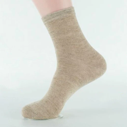 5 Pairs Men 88% Linen Sock Natural Flax Thin Breathable Soft Eur Size 39-49 Cosy - Picture 4 of 6