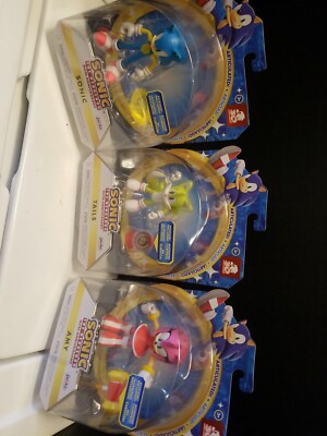 AMY TAILS SONIC The Hedgehog 30th Anniversary 4'' Action Figures JAKKS Chaos Piko
