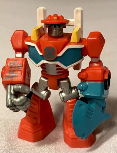 Playskool Heroes Transformers Rescue Bots Heatwave the Fire-Bot 3.5" Figure - Picture 1 of 5
