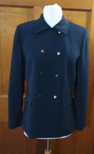 TAHARI Arthur S Levine Women's Sz 8 Blazer Snap Jacket Shacket Black Lined