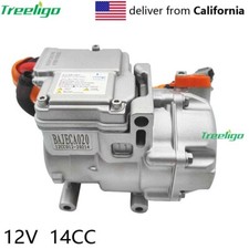 Dc 12v Ac Compressor 14cc Electric Car Truck Air Conditioner Compressor Bracket