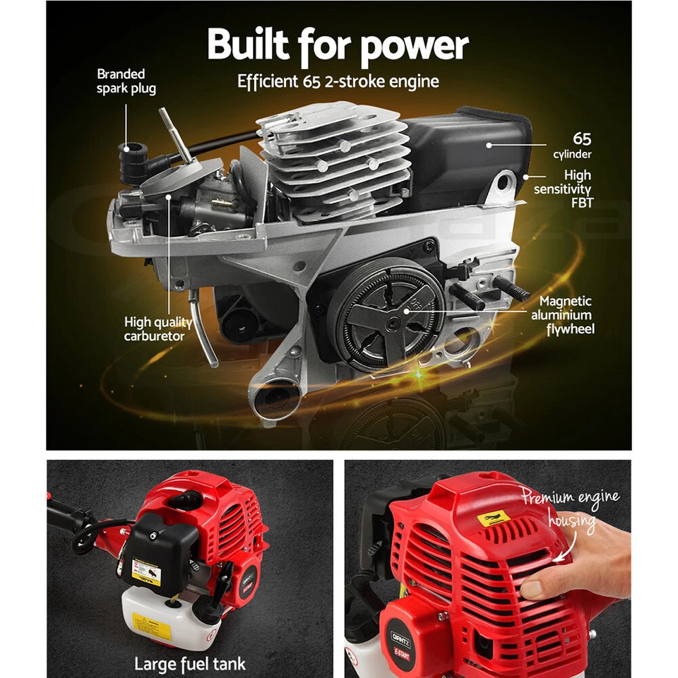 Giantz 65CC Pole Chainsaw Petrol Saw Chain Tree Pruner Extended Bonus Extra Gift - image 2 of 4