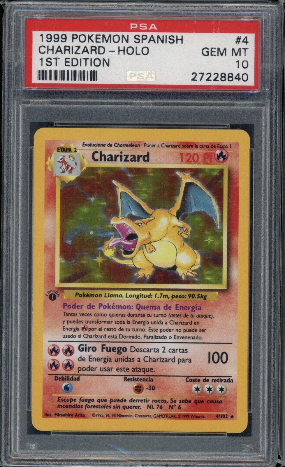 PSA 10 1st Edition Farfetch'd - Spanish - Pokemon Card