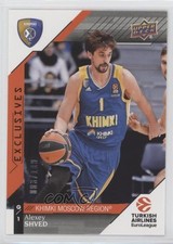 2017-18 Upper Deck Euroleague Exclusives 3/100 Alexey Shved #50 he4
